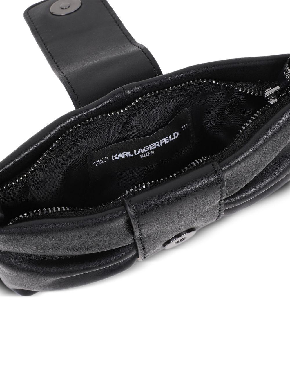 Borsa per bambina Karl Lagerfeld Kids nera con dettaglio Choupette Z31209 09B KARL LAGERFELD KIDS
