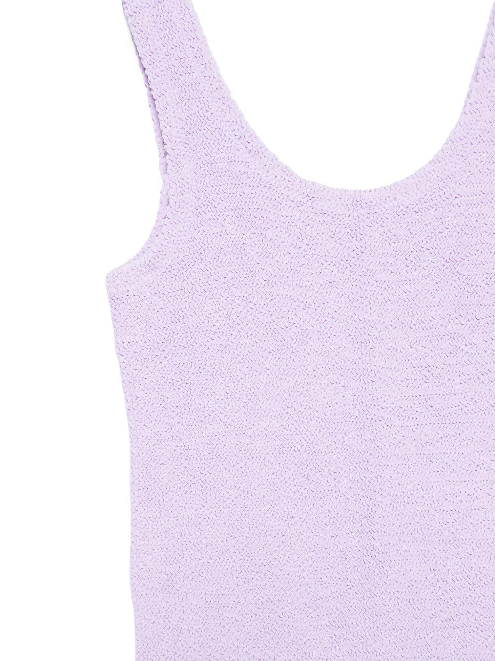 Abito Taina W per bambina MC2 Saint Barth Kids viola con scollo rotondo TAIN001 02926L MC2 ST. BARTH KIDS