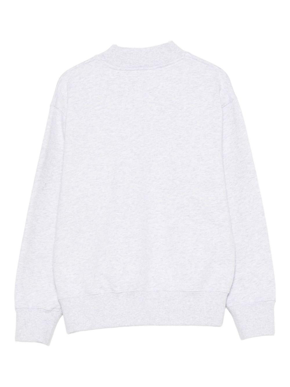 Felpa per bambino Palm Angels Kids grigia con stampa logo PBBA012C99FLE003 0810 PALM ANGELS KIDS