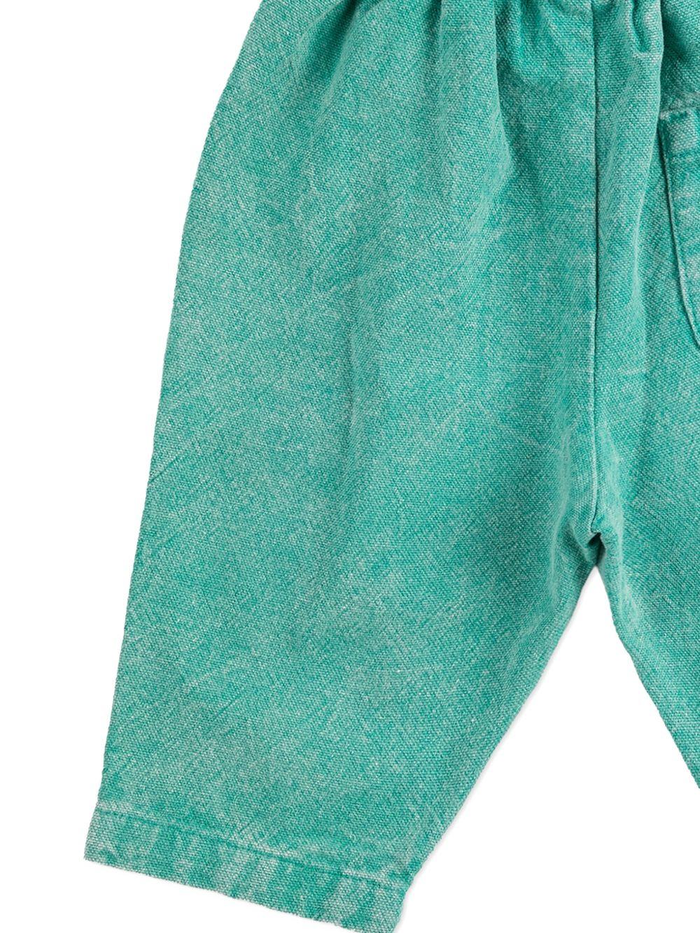 Shorts per neonato Bobo Choses verdi con vita elasticizzata B126AB075 311 BOBO CHOSES KIDS