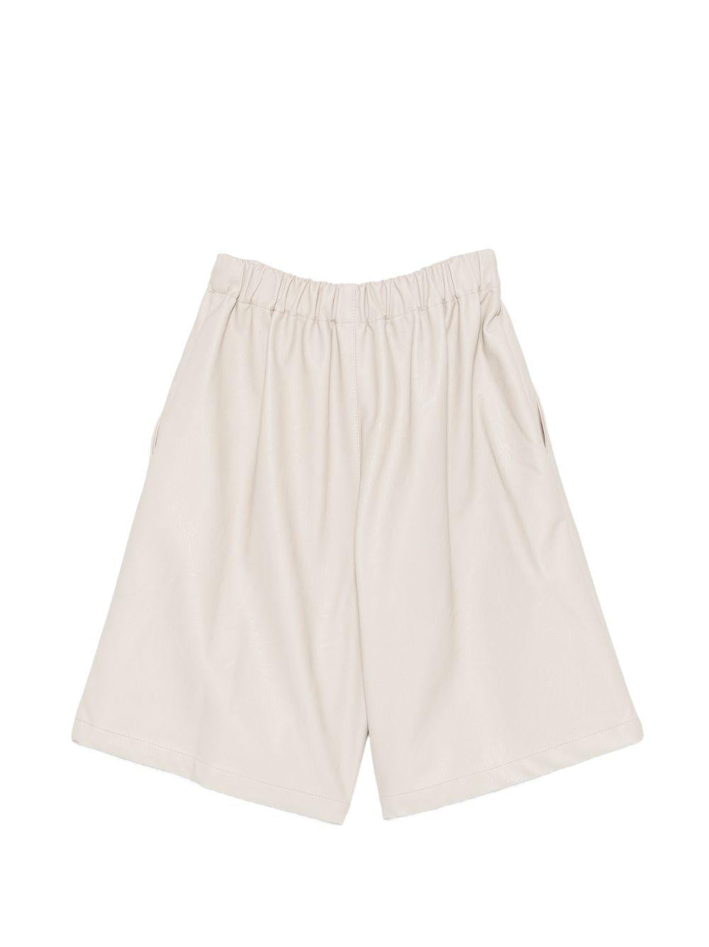 Shorts per bambina Douuod Kids beige con vita elasticizzata DY6P59 H0076 108 DOUUOD KIDS