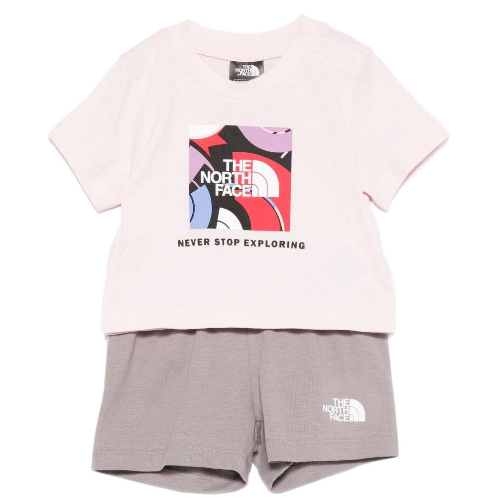 Completo per neonata The North Face multicolore con dettaglio logo NF0A8G1D MC11 THE NORTH FACE KIDS