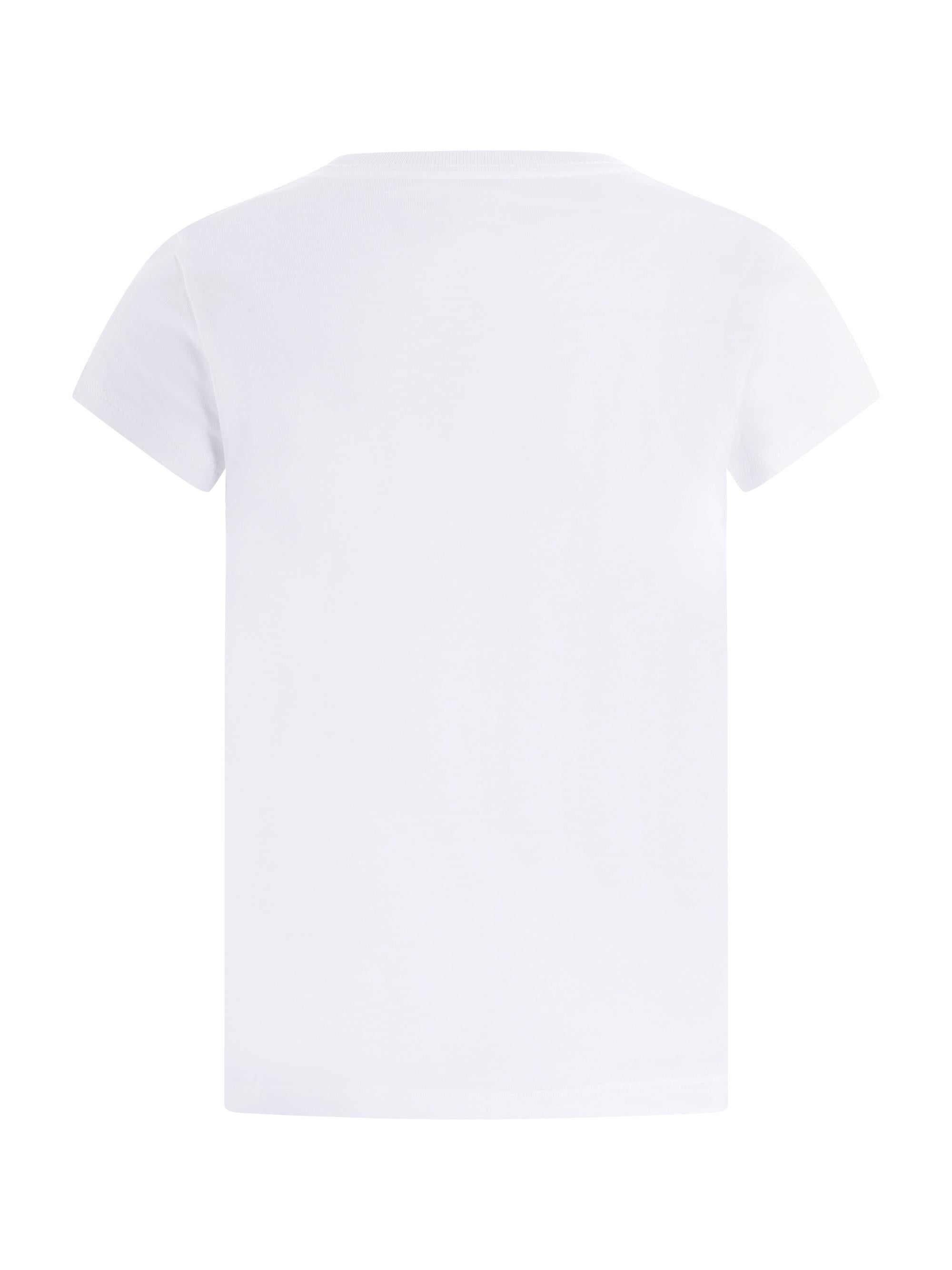 T-shirt per bambina Polo Ralph Lauren Kids bianca con stampa orsetto sul davanti 312A98403 001 Ralph Lauren kids