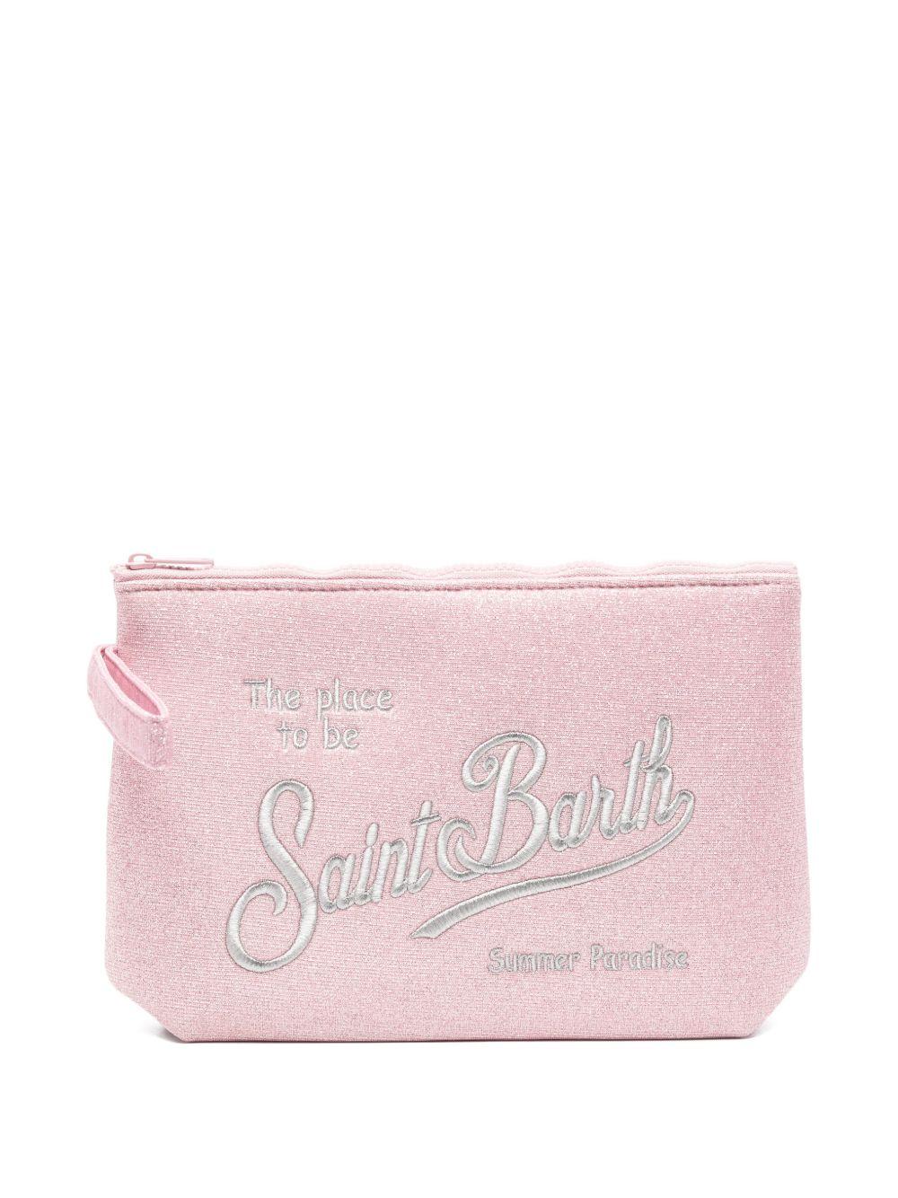 Pochette Aline MC2 Saint Barth rosa con finiture glitterate ALI0018 03000L MC2 ST. BARTH