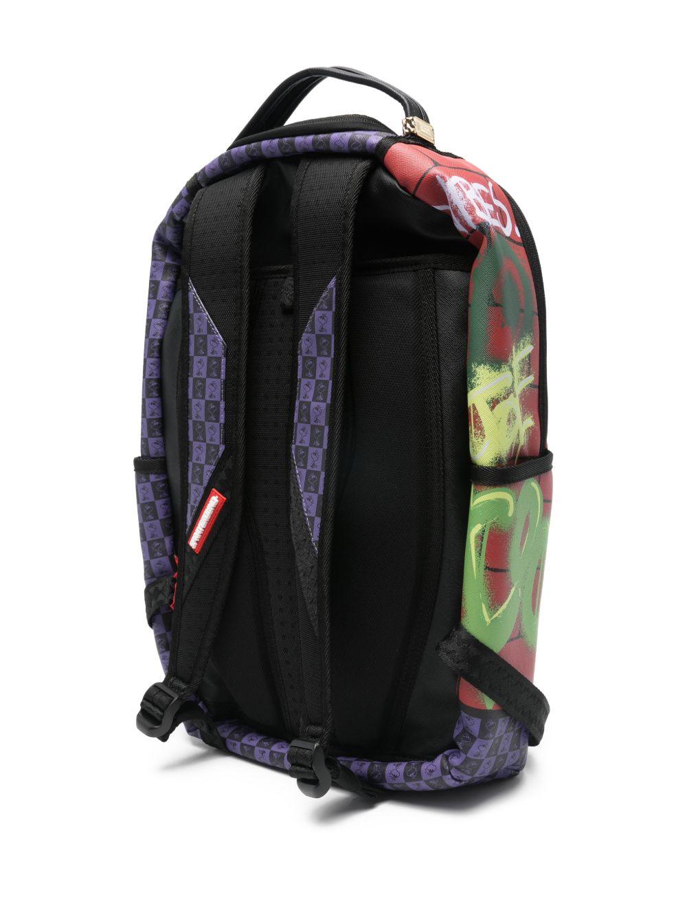 Zaino per bambino Sprayground kid x Peanuts a quadri 910B7159 NSZ SPRAYGROUND KIDS