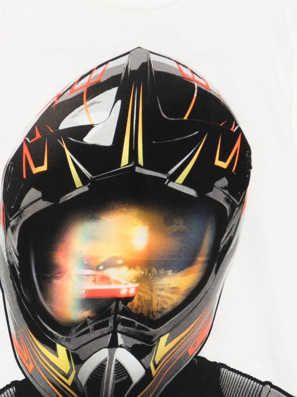 T-shirt Riley per bambino Molo bianca con stampa grafica 1S26A219 9879 MOLO