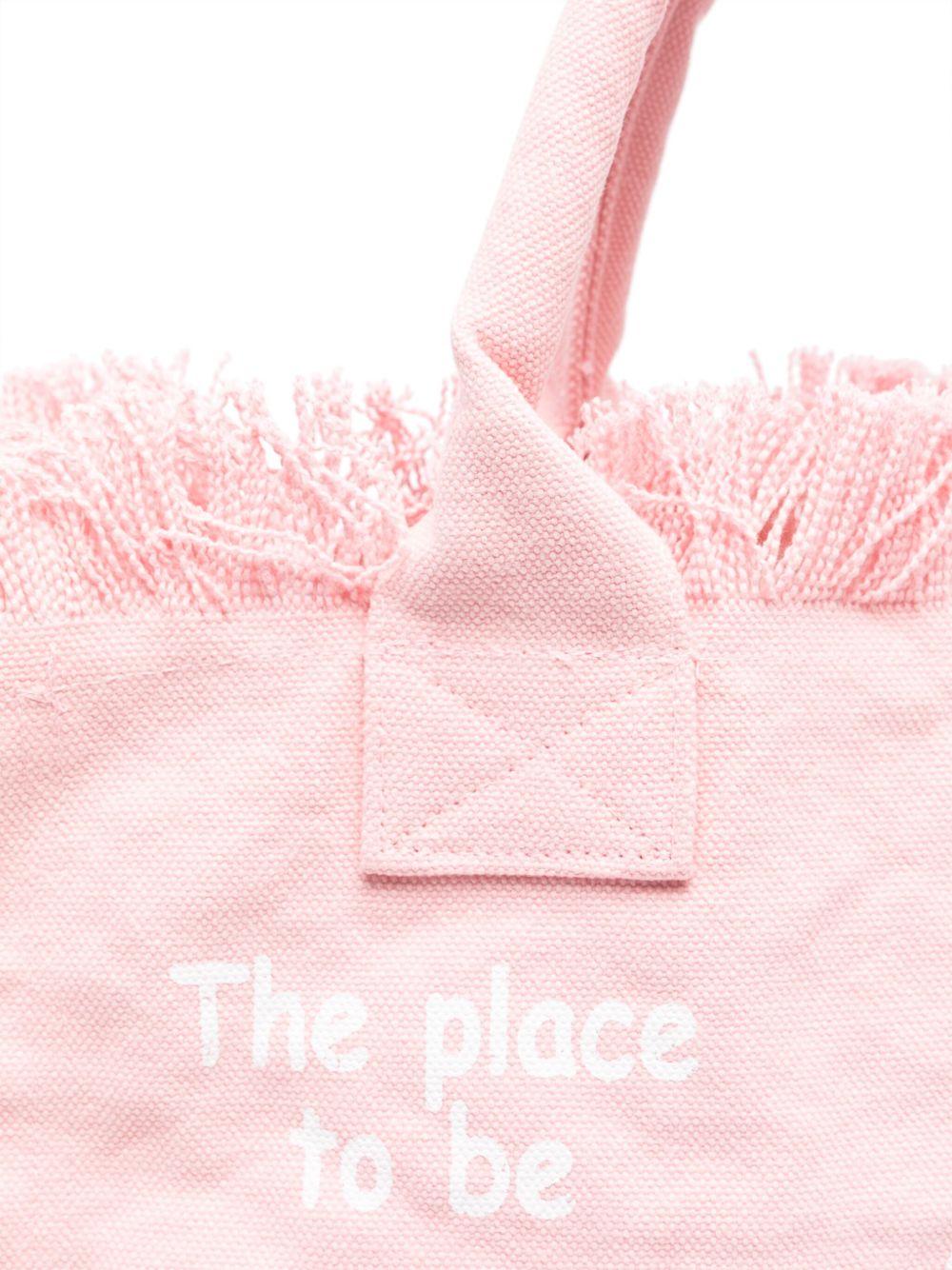 Borsa Vanity MC2 Saint Barth rosa con dettaglio frange VANI001 00135L MC2 ST. BARTH KIDS