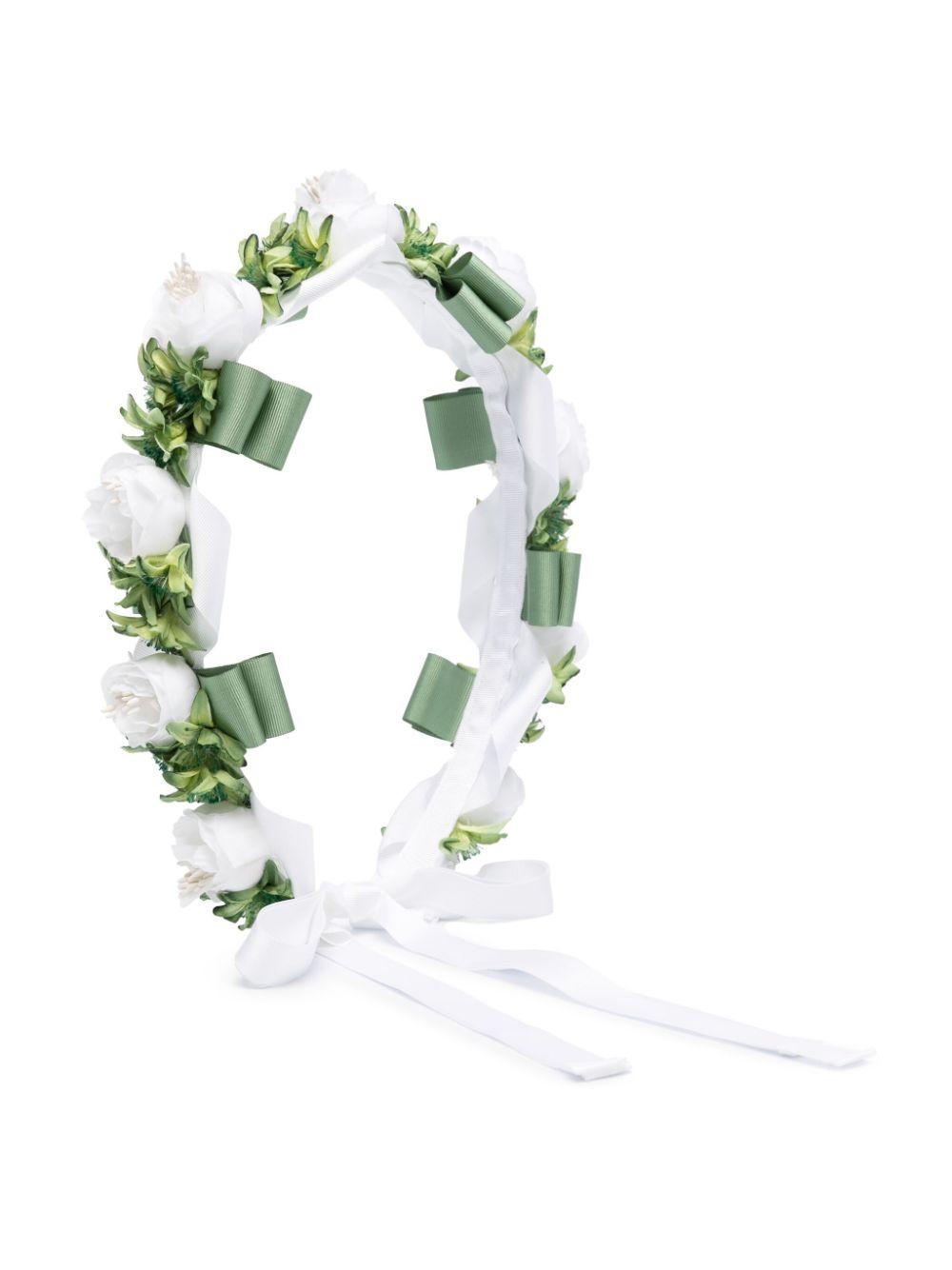 Cerchietto con applicazione a fiori FL967708AF643 34 COLORICHIARI KIDS