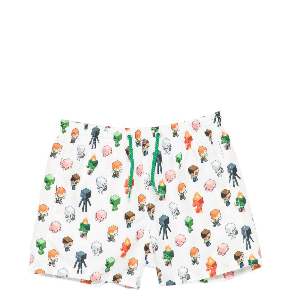 Costume da bagno per bambino MC2 Saint Barth Kids x Minecraft bianco JEA0004 03962L MC2 ST. BARTH KIDS