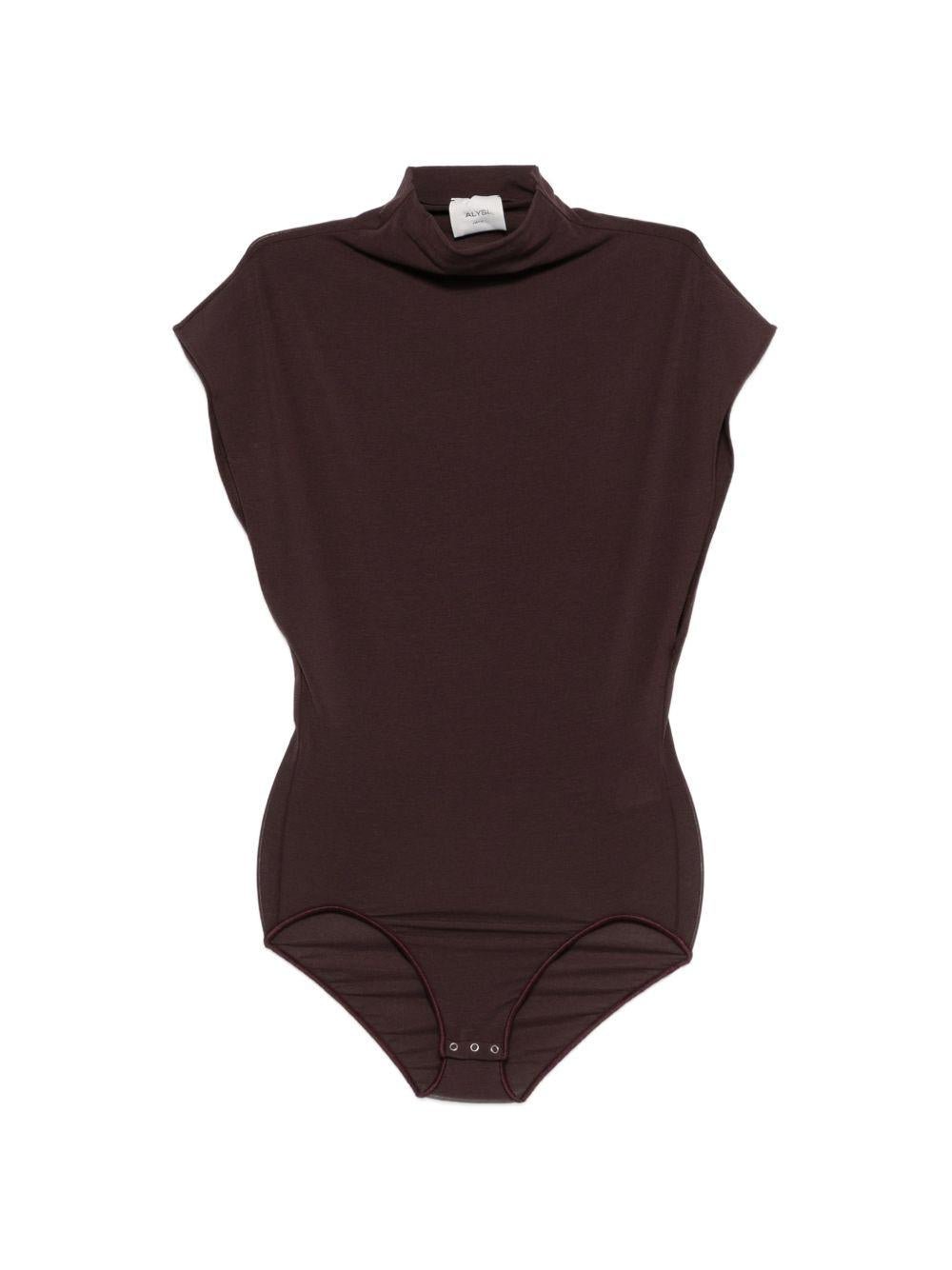 Body per donna Alysi rosso con maniche ad aletta 116403 P6014 UV ALYSI