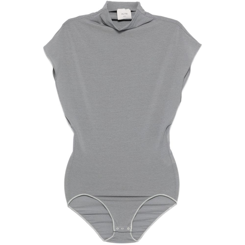 Body per donna Alysi grigio con collo alto 116403 P6014 GR ALYSI