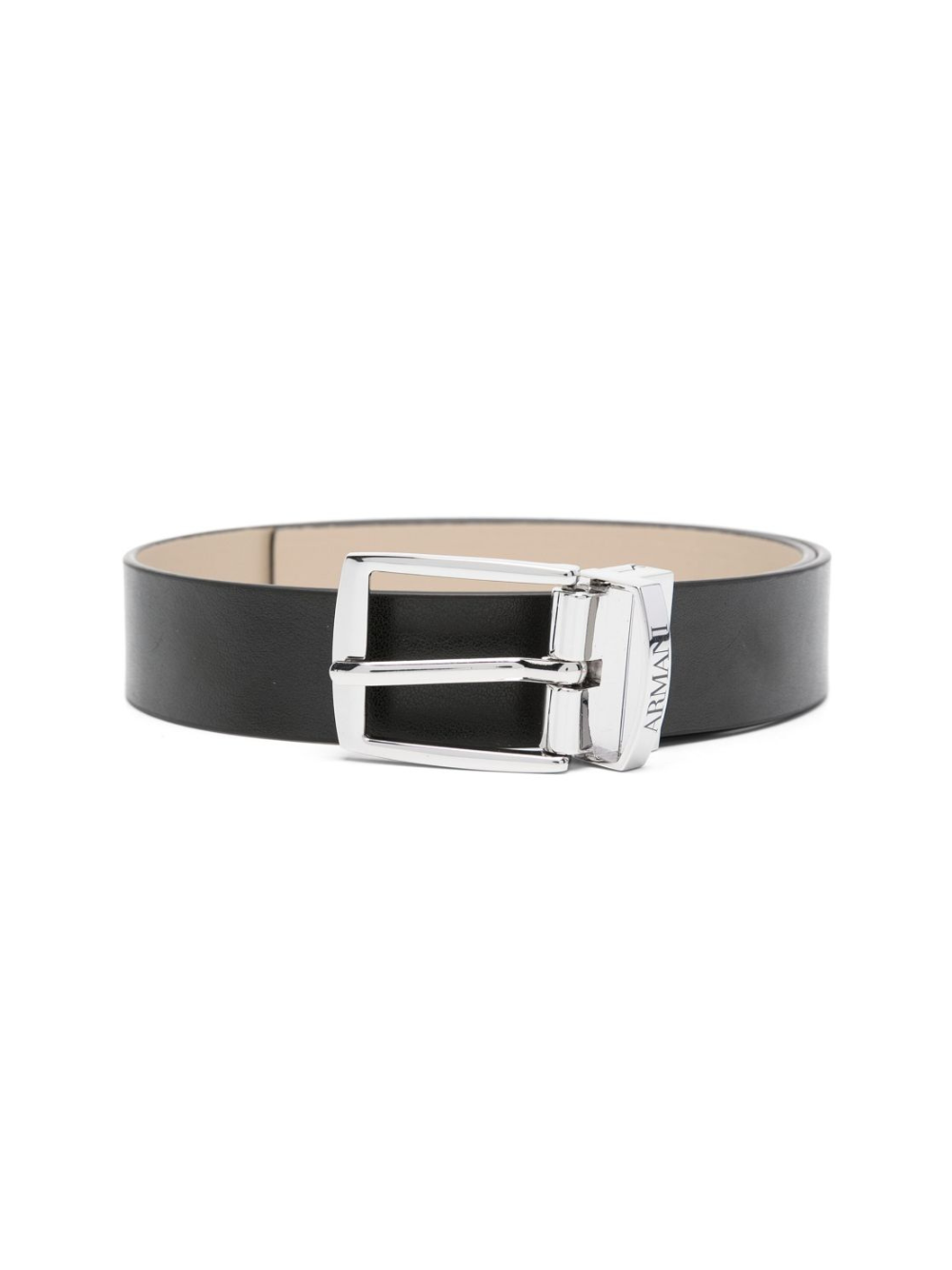 Cintura per bambino Emporio Armani Kids nera con logo inciso 401520 3F560 22720 EMPORIO ARMANI KIDS