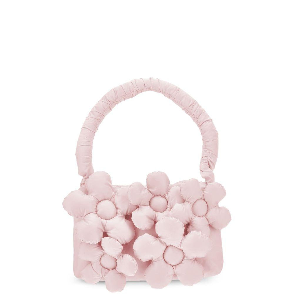 Borsa per bambina Monnalisa Kids rosa con applicazione fiori in rilievo 17H001 8026 0013 MONNALISA KIDS