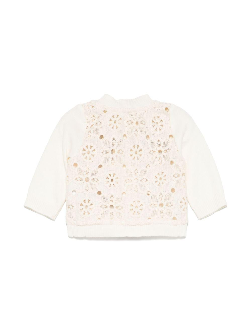 Cardigan per neonata JESURUM BABY Dora beige con maniche lunghe DORA VAR.41 JESURUM
