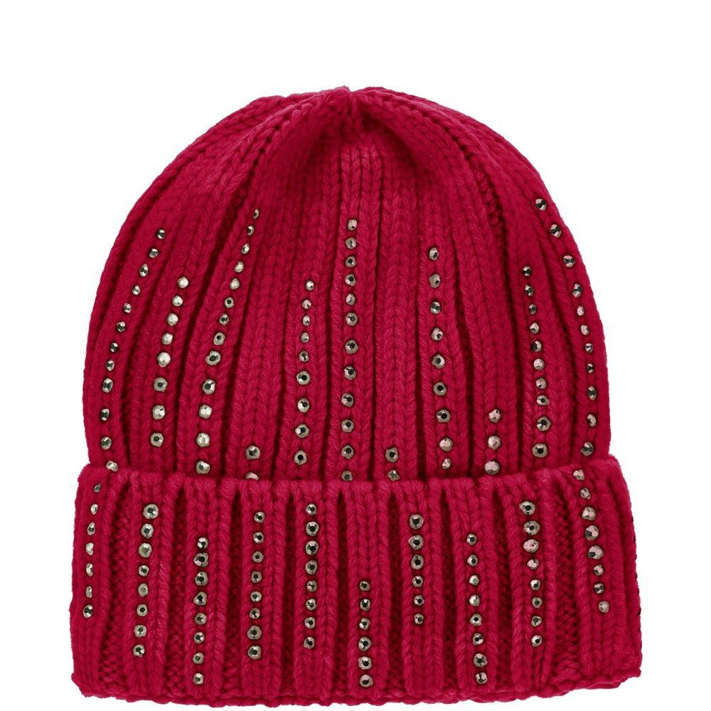 Cappello per bambina Monnalisa Kids rosso con dettagli strass 17H004 8064 0043 MONNALISA KIDS