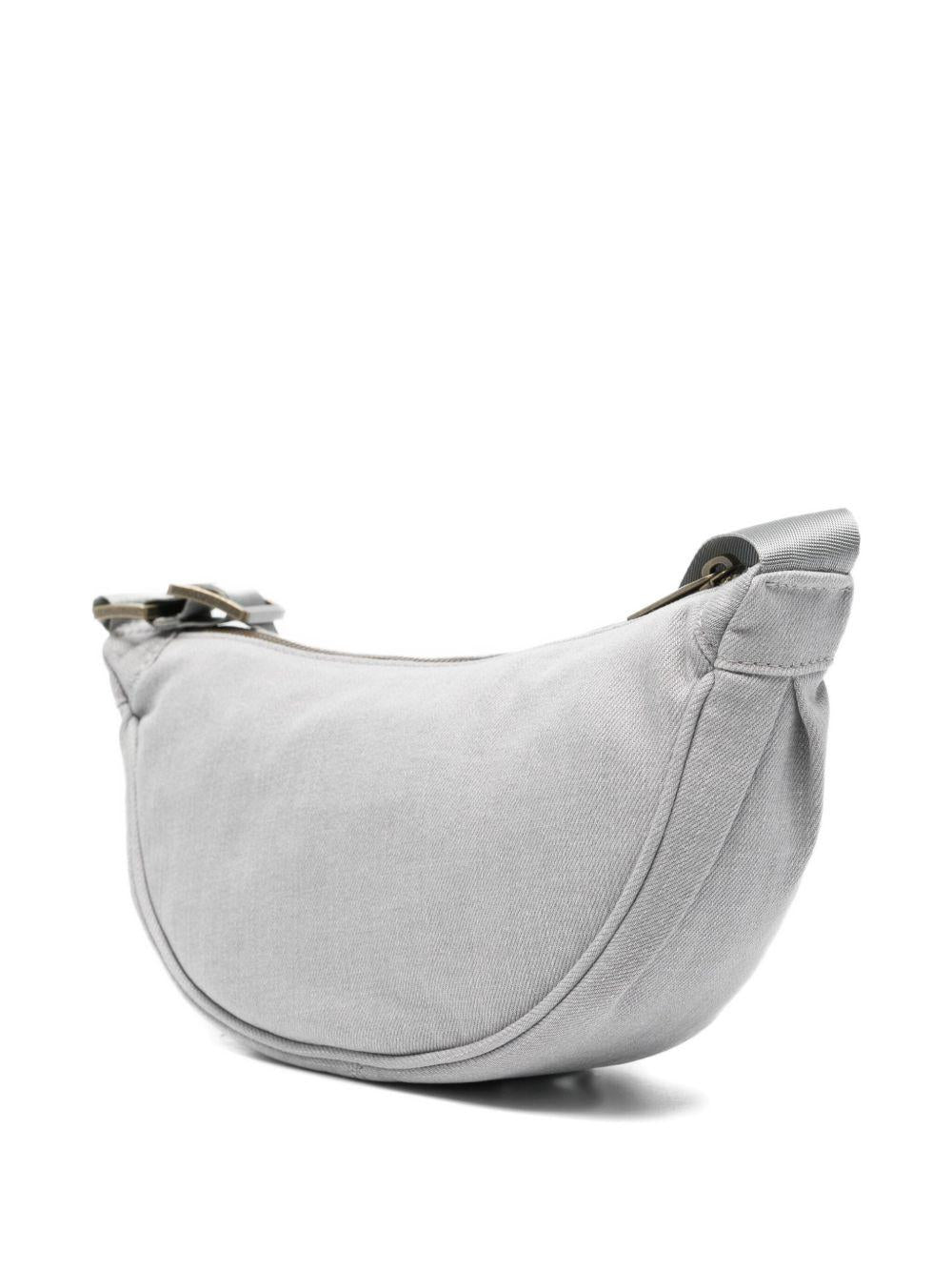 Borsa a tracolla per bambina Pinko Kids grigia con logo in rilievo KFBO002CDS058 D811 PINKO KIDS