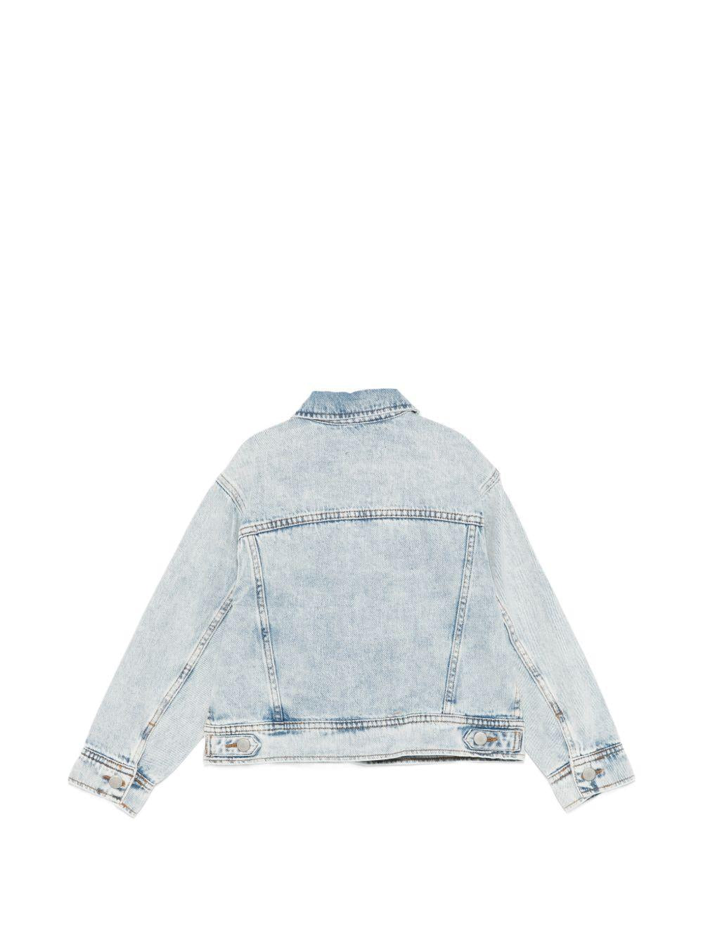 Giacca per bambino Molo Hipolito in denim con bottoni 5S26M301 5457 MOLO KIDS