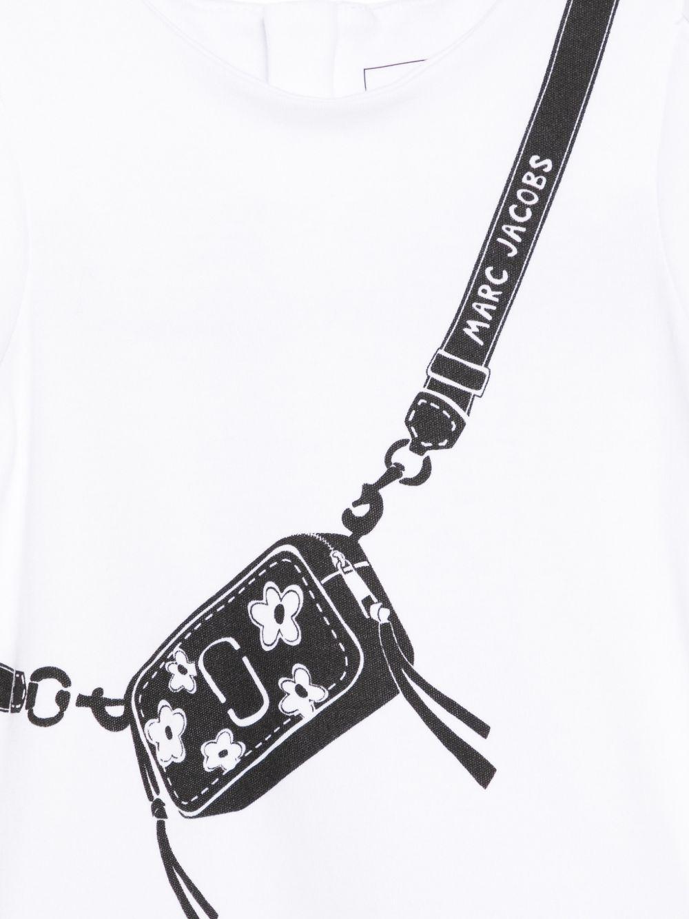 Abito per neonata The Marc Jacobs Kids bianco con maniche a ruches W60809 10P THE MARC JACOBS KIDS