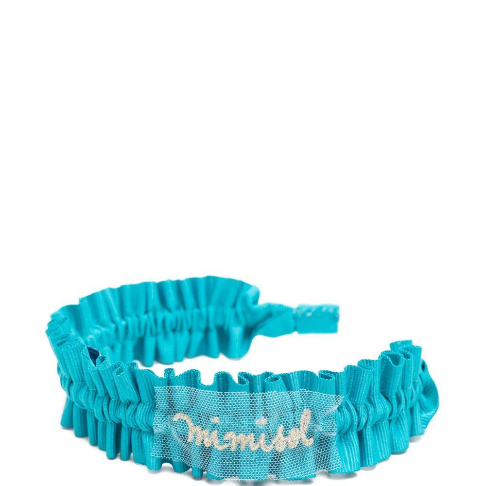 Cerchietto per bambina Mi Mi Sol azzurro con dettaglio ruches MAFR168XX0000 TUR MIMISOL KIDS