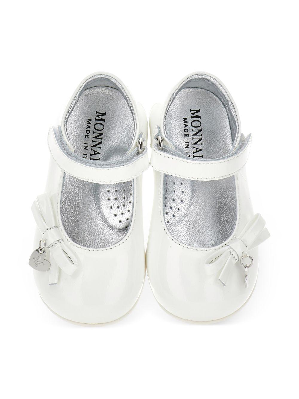 Ballerine per bambina Monnalisa bianche con fiocco 83G009 7706 0099 MONNALISA KIDS