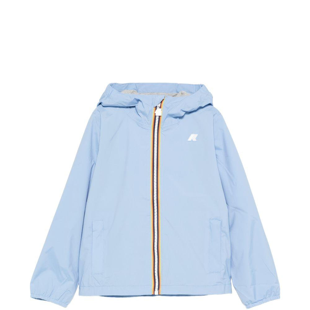 Giubbino P.Jack per bambino K-WAY Kids azzurro con tessuto fodera jersey K41335W 356 K-WAY KIDS