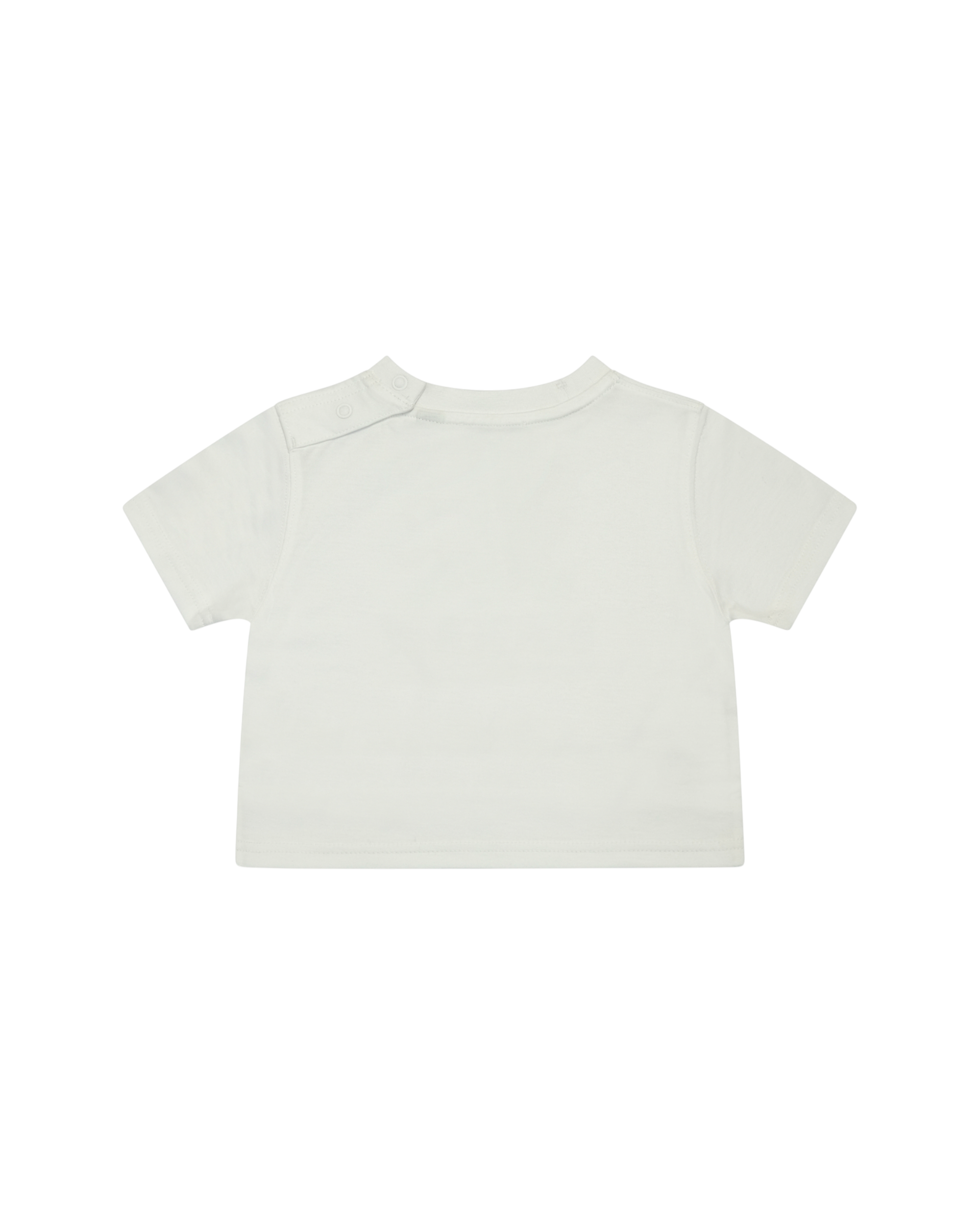 T-shirt per neonati Burberry Kids bianca con Equestrian Knight sul davanti 8121196 A1464 BURBERRY KIDS