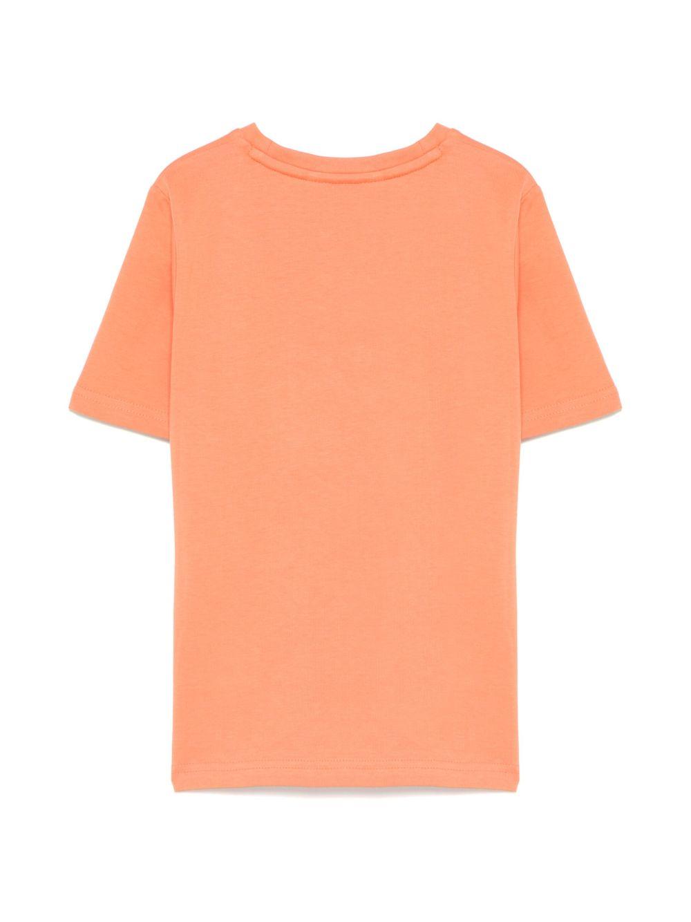 T-shirt per bambino Boss Kidswear arancione con logo J52030 415 BOSS KIDS