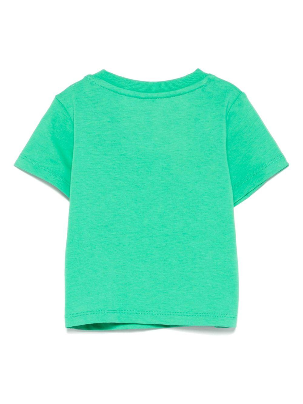 T-shirt per neonata Stella McCartney Kids verde a fiori TX8031 Z0434 712 STELLA McCARTNEY KIDS