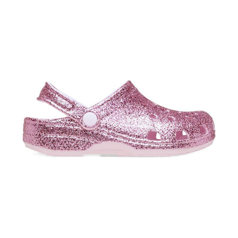 Clogs Classic per bambina Crocs Kids rosa con glitter 211939 PIMK CROCS KIDS