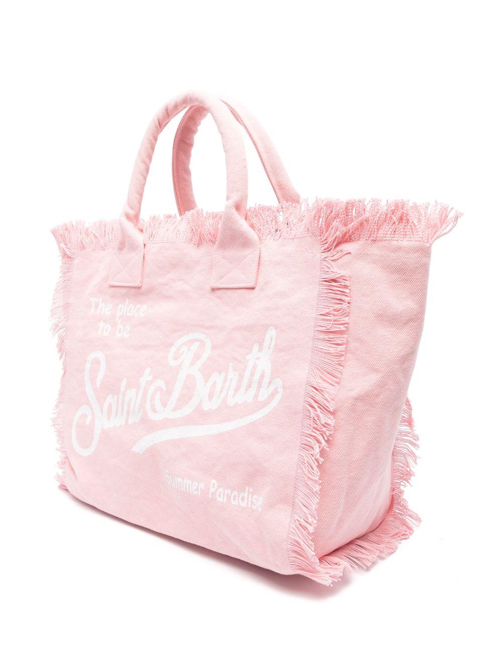 Borsa Vanity MC2 Saint Barth rosa con dettaglio frange VANI001 00135L MC2 ST. BARTH KIDS