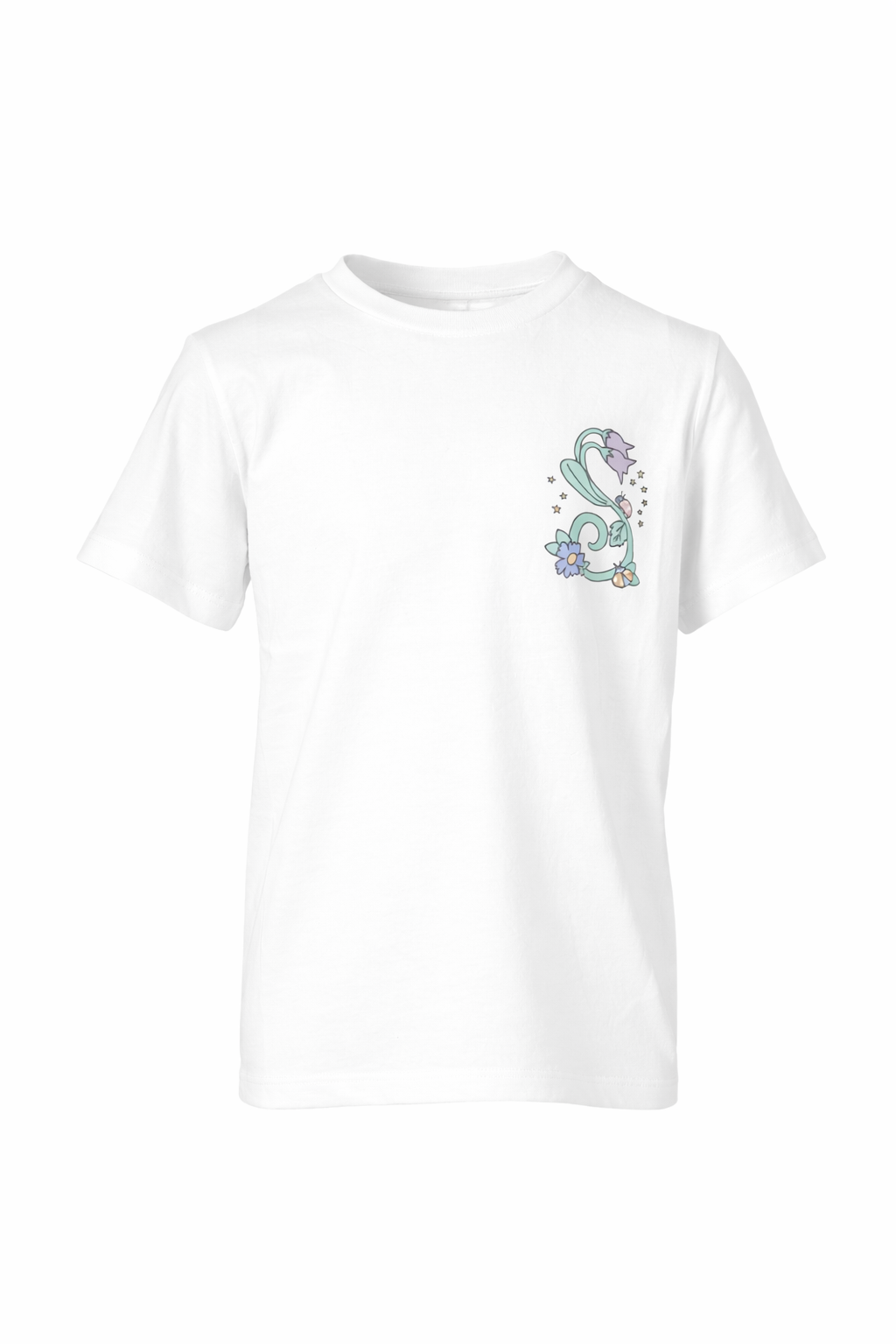 T-shirt per bambina Stella McCartney bianca con stampa floreale TY8A21 Z0434 101 STELLA McCARTNEY KIDS