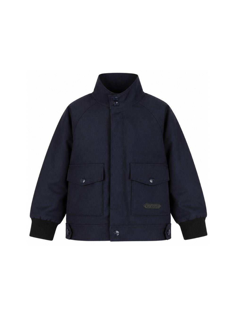 Giacca per bambino Lanvin Kids blu con maniche raglan<BR/> N30445 868 LANVIN KIDS