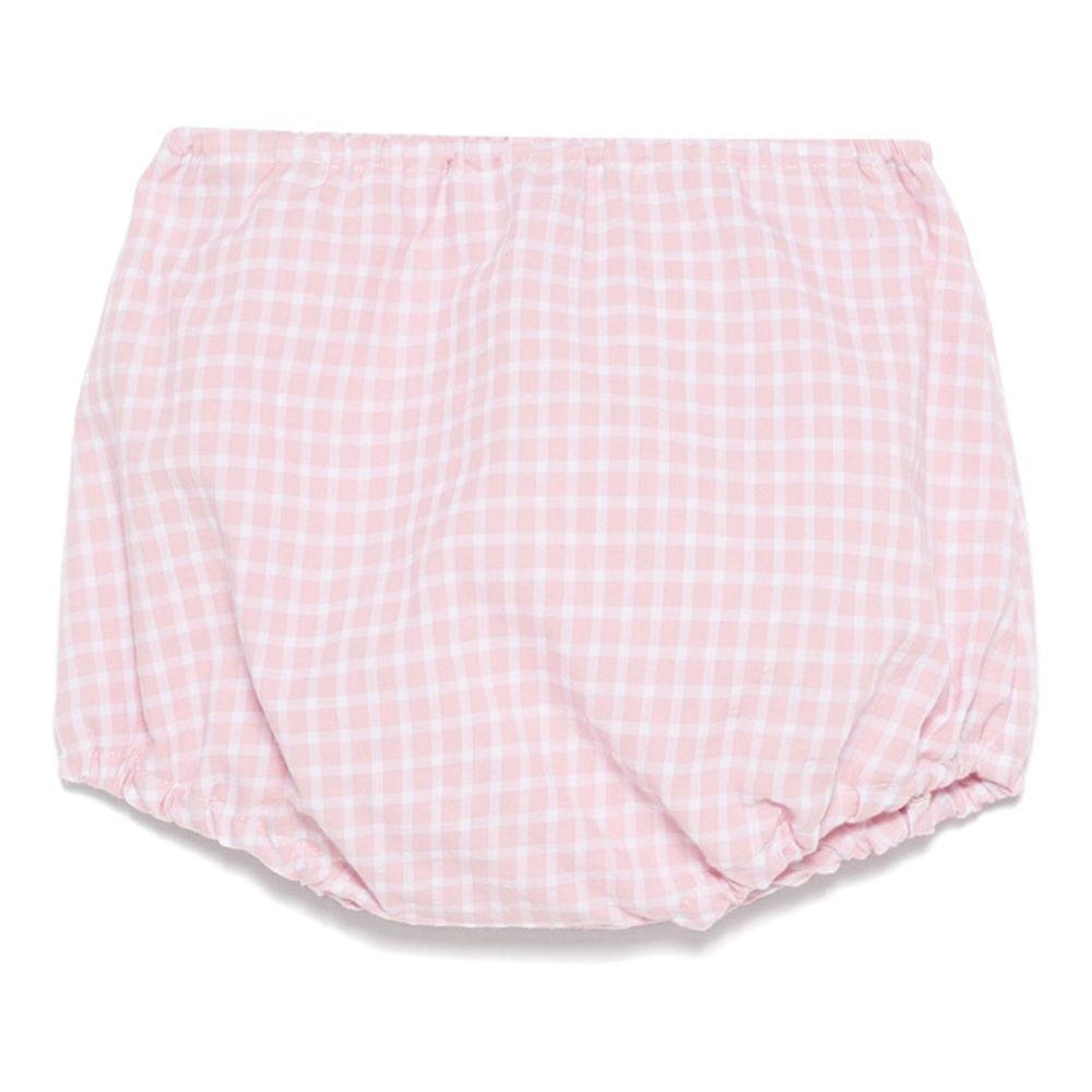 Pantaloncini per neonata Mariella Ferrari rosa a quadri PLE5 010 MARIELLA FERRARI KIDS