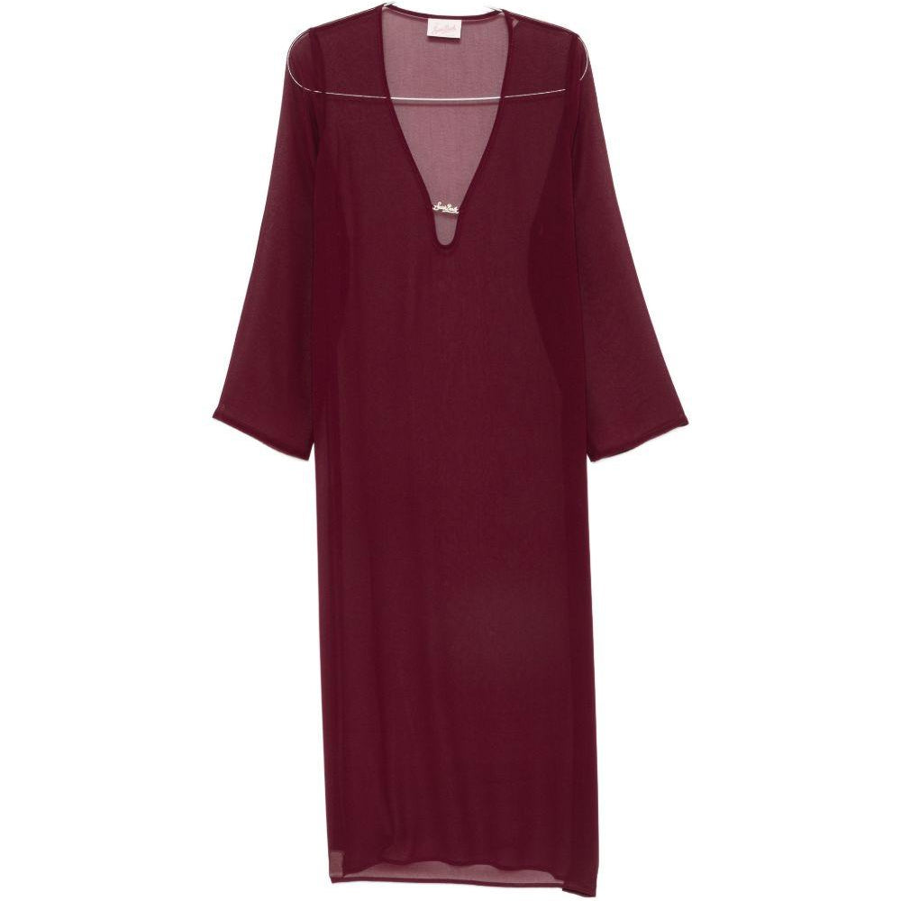 Abito per donna MC2 Saint Barth rosso con scollo a V AGH0002 08666L MC2 ST. BARTH
