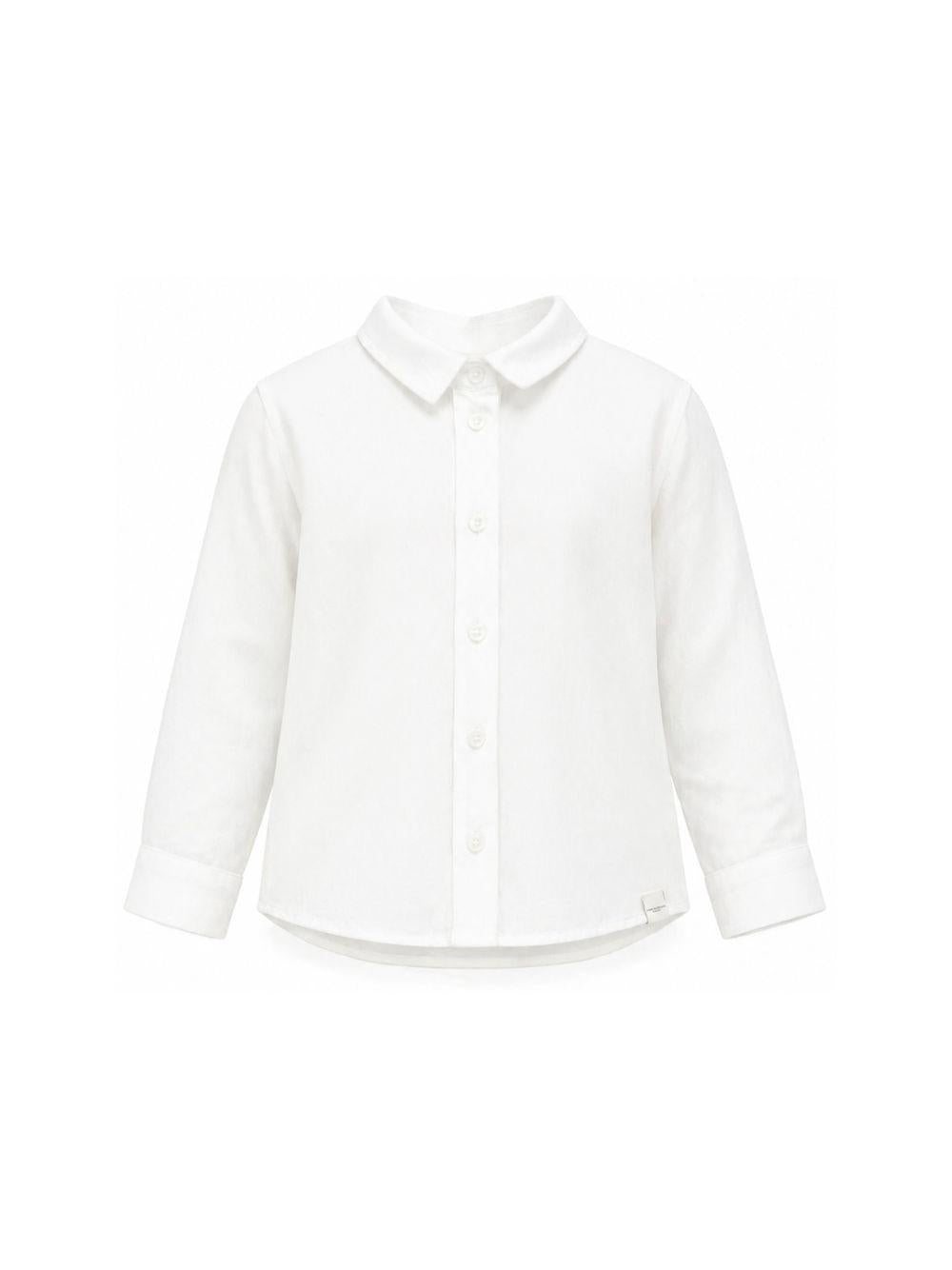 Camicia per bambino Paolo Pecora Kids bianca a maniche lunghe PP4356 BIANCO PAOLO PECORA KIDS