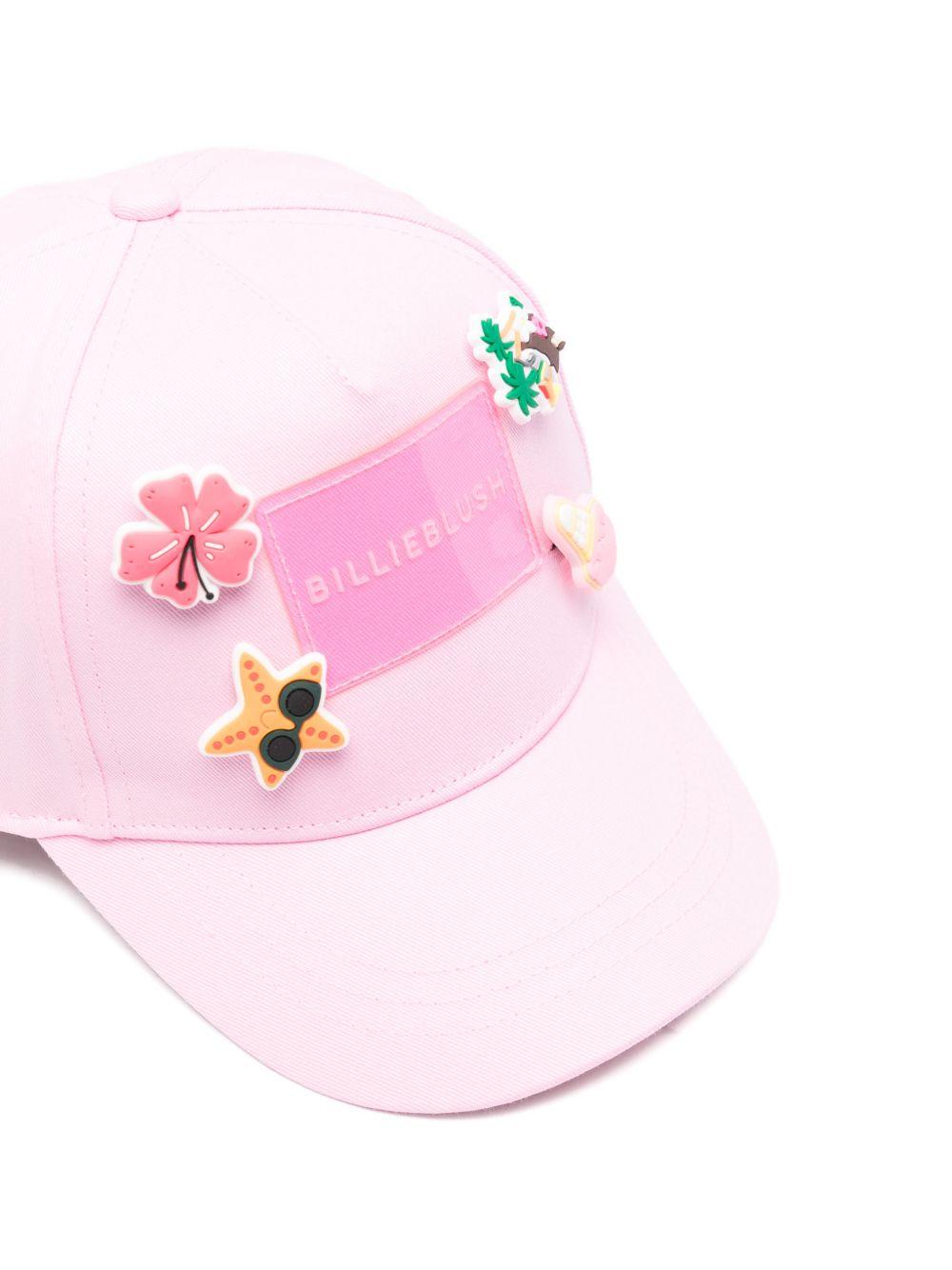 Cappello da baseball per bambina Billieblush rosa con decorazioni applicate U22010 46N BILLIEBLUSH KIDS