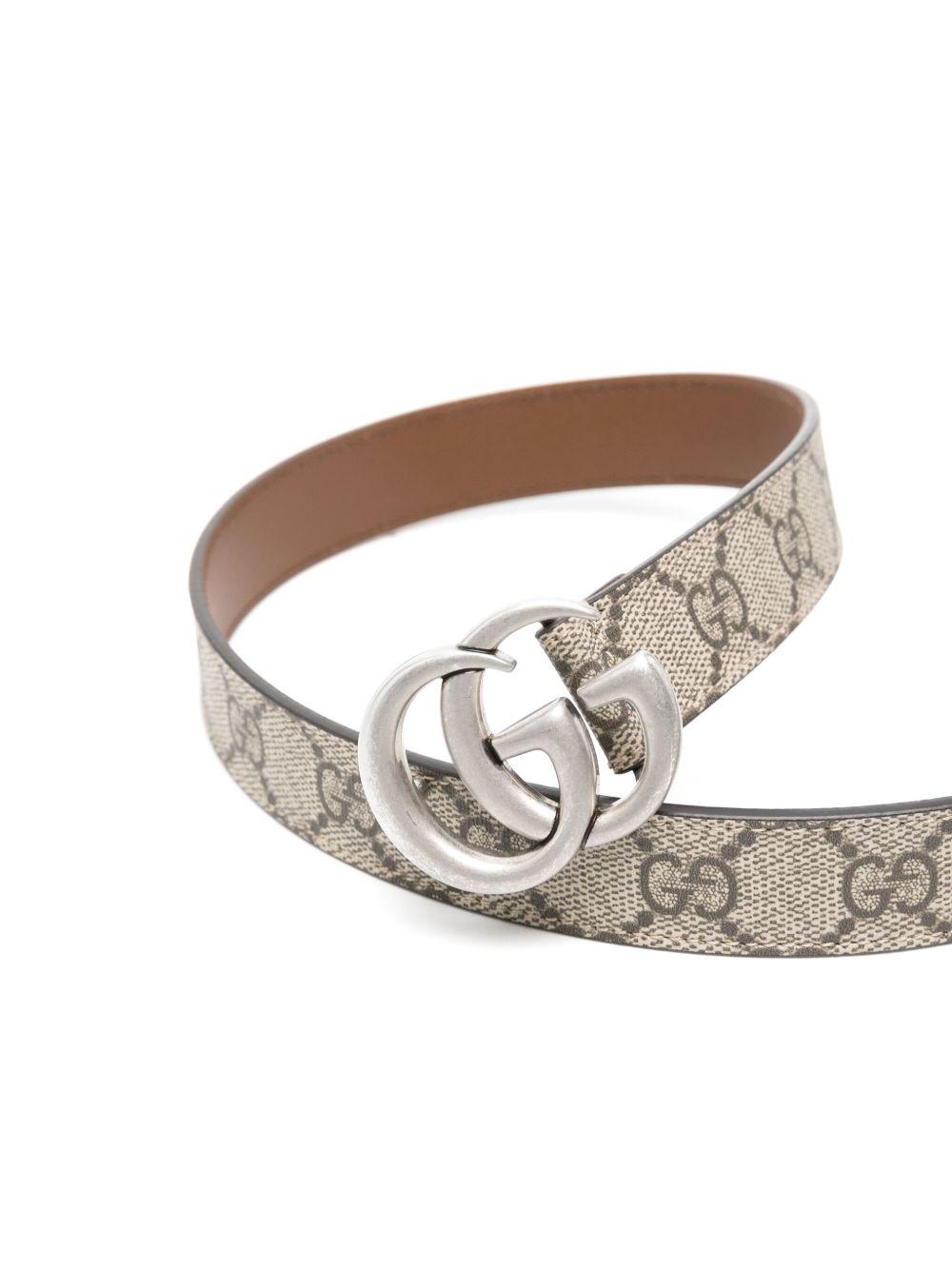 Cintura per bambini Gucci Kids beige con fibbia 4327072ZG0G 9742 GUCCI KIDS