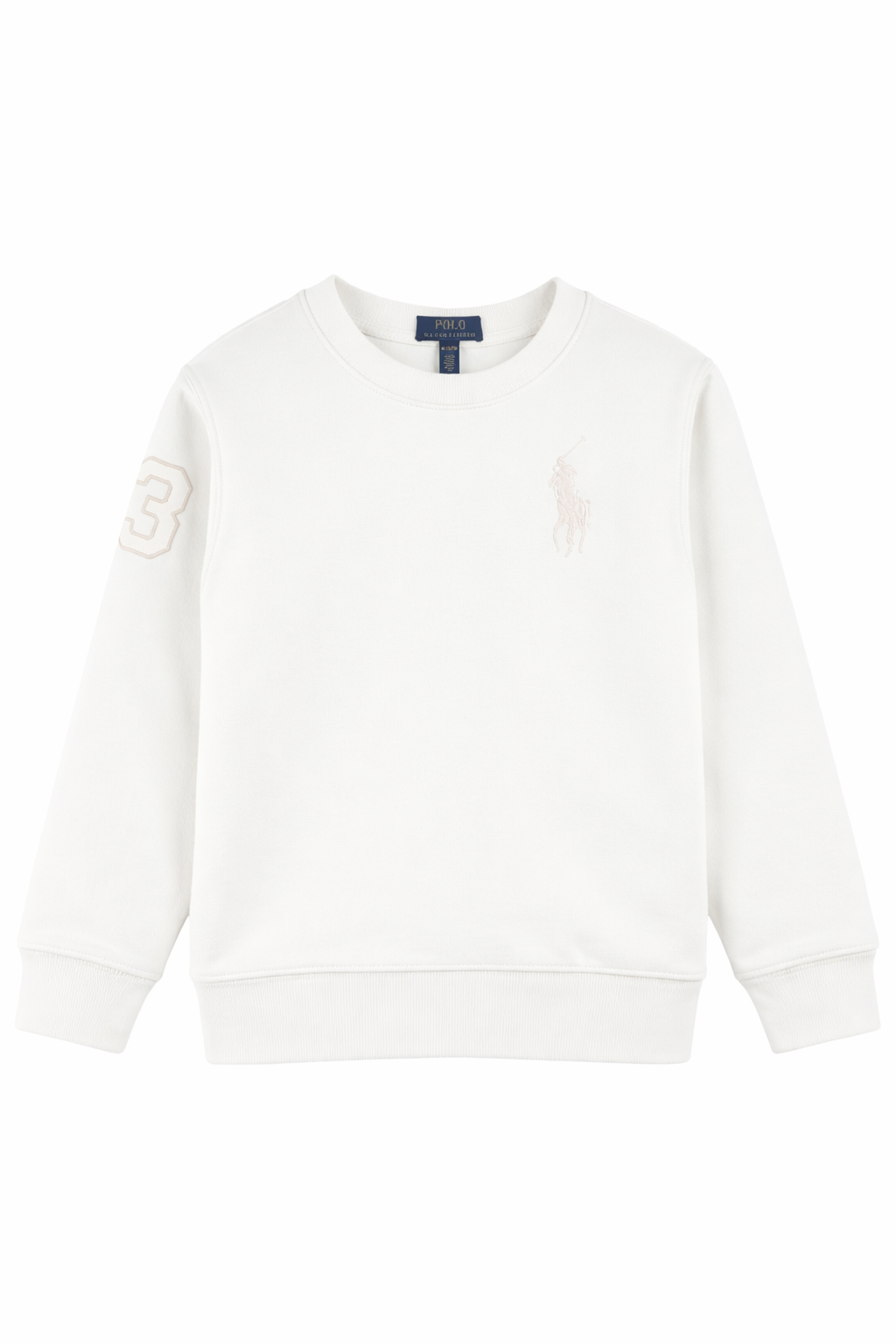 Felpa per bambino Polo Ralph Lauren Kids bianca con caratteristico motivo Polo Pony 322A12253 001 Ralph Lauren kids