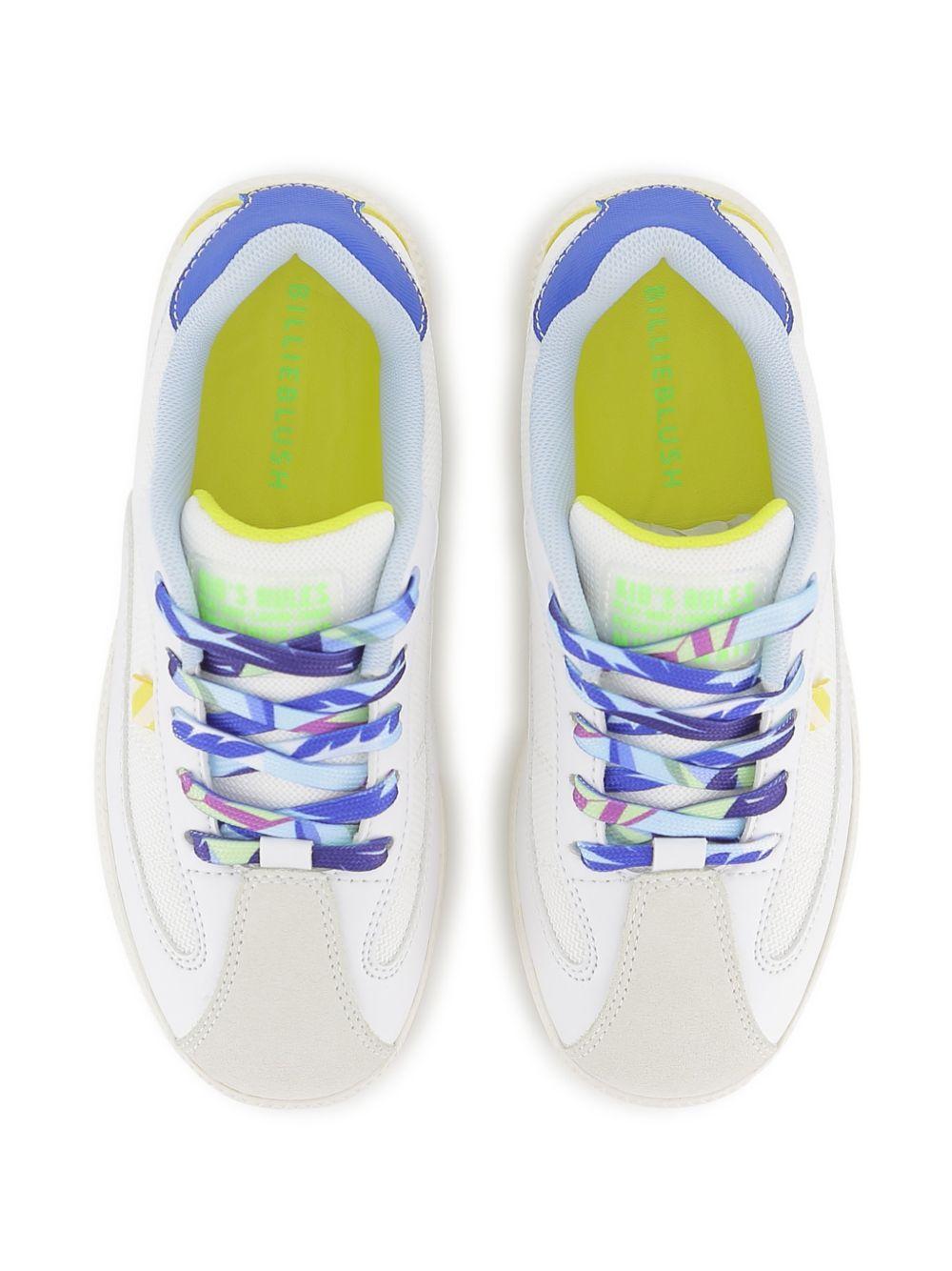 Sneakers per bambino Billieblush bianche con inserti colorati U22002 10P BILLIEBLUSH KIDS