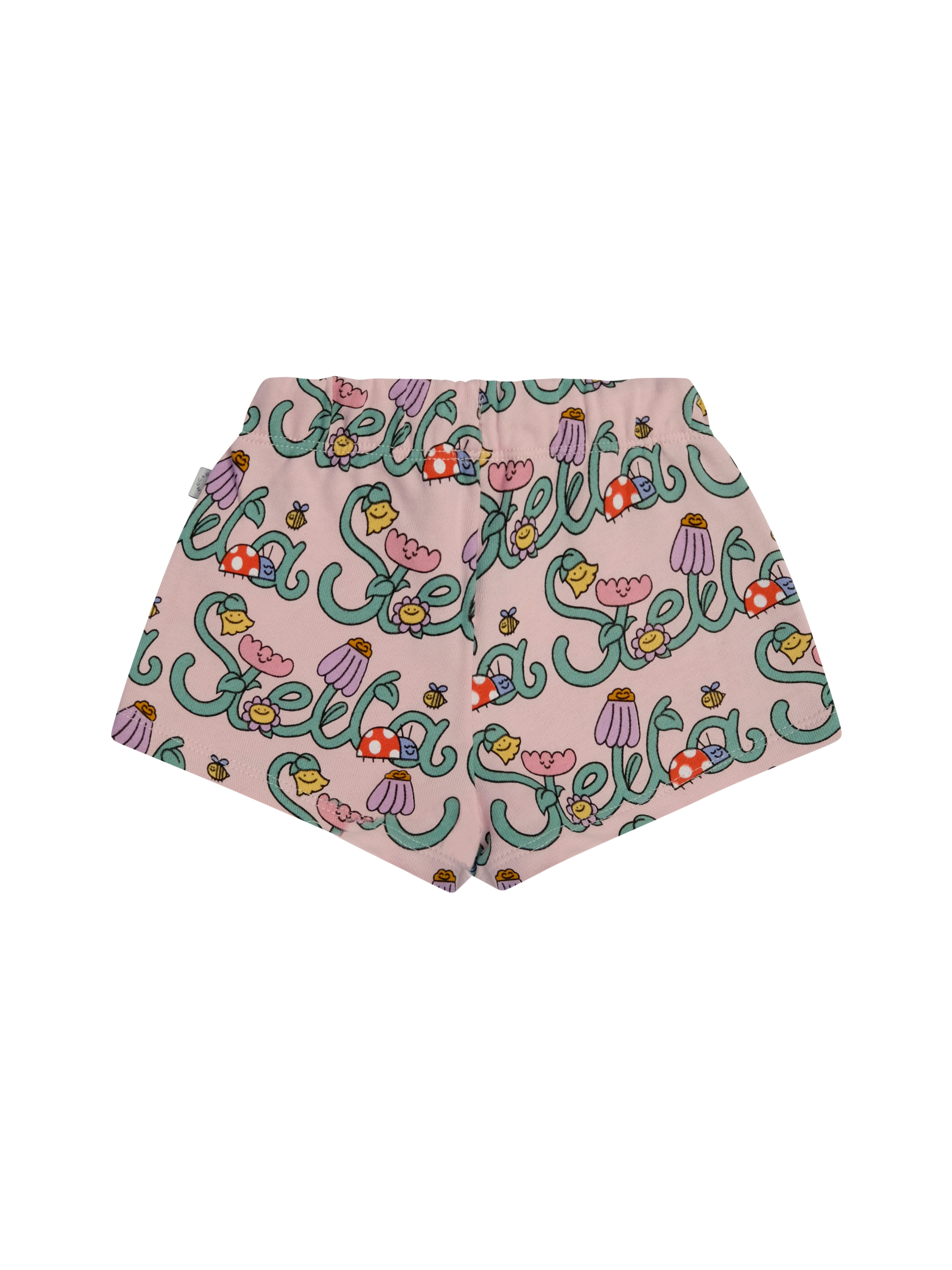 Bermuda per bambina Stella McCartney Kids rosa con stampa grafica all-over TY6039 Z3581 51RMC STELLA McCARTNEY KIDS