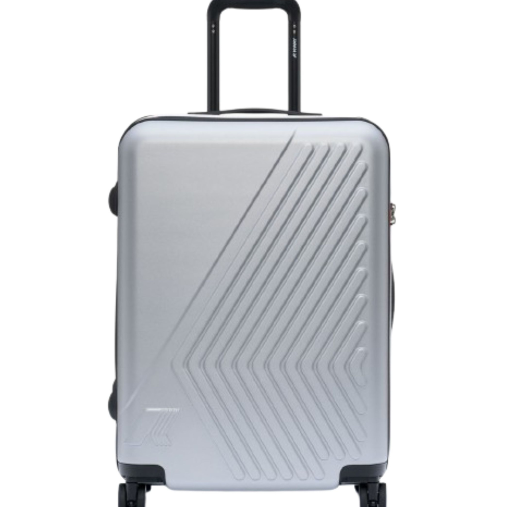 Trolley Eudoxieur K-Way Kids grigio con monogramma in rilievo K41351W 08Y K-WAY KIDS