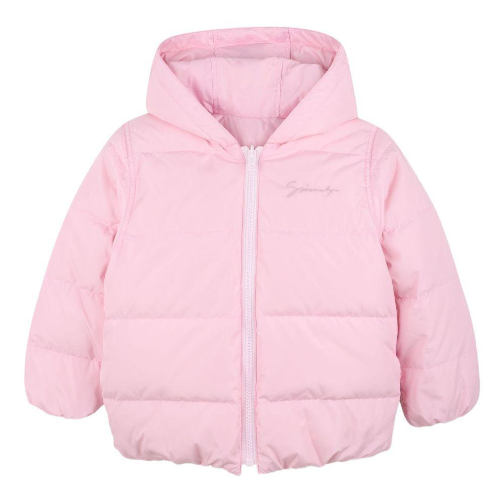 Giubbino per bambina Givenchy Kids rosa con design trapuntato H30931 46N GIVENCHY KIDS