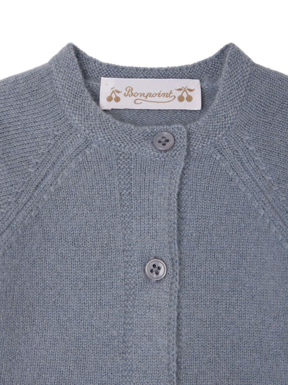 Set Jeannot per neonato Bonpoint grigio in cashmere W05OSEK00006 071 BONPOINT