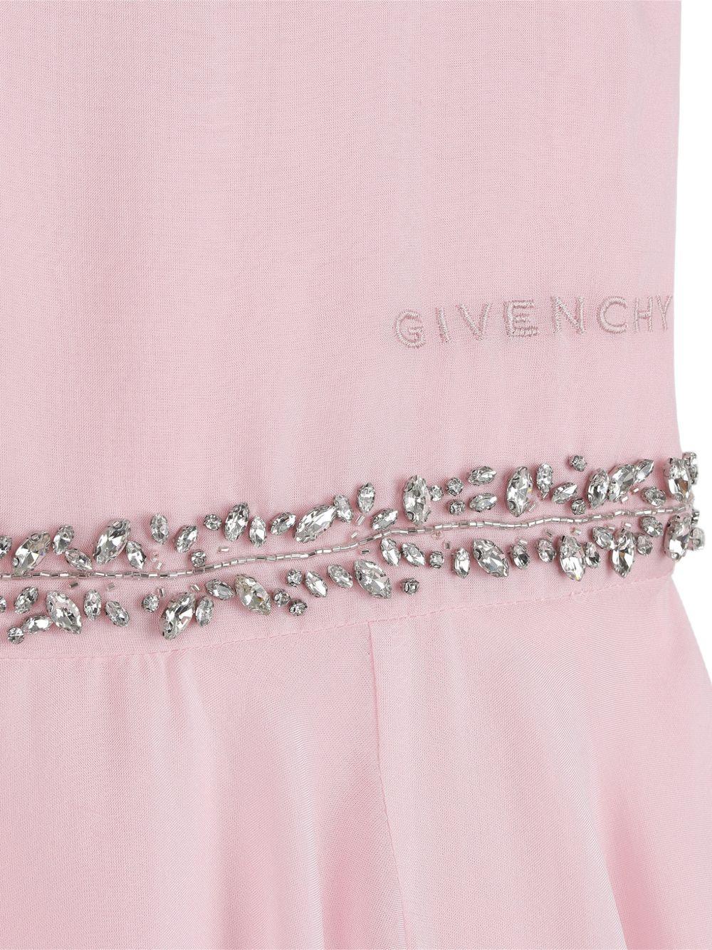 Abito per bambina Givenchy Kids rosa con design asimmetrico H31226 44Z GIVENCHY KIDS