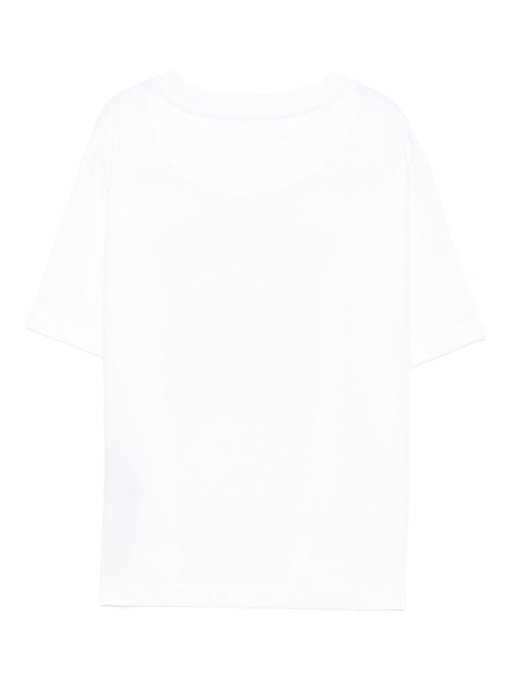 T-shirt per bambino John Richmond Junior bianco con stampa grafica RBA25026TS WHITE JOHN RICHMOND JUNIOR