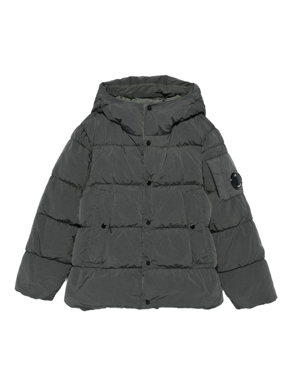 Giubbino per bambino C.P. Company Kids grigio con design trapuntato CUS01EL3C03 60811 C.P.COMPANY KIDS