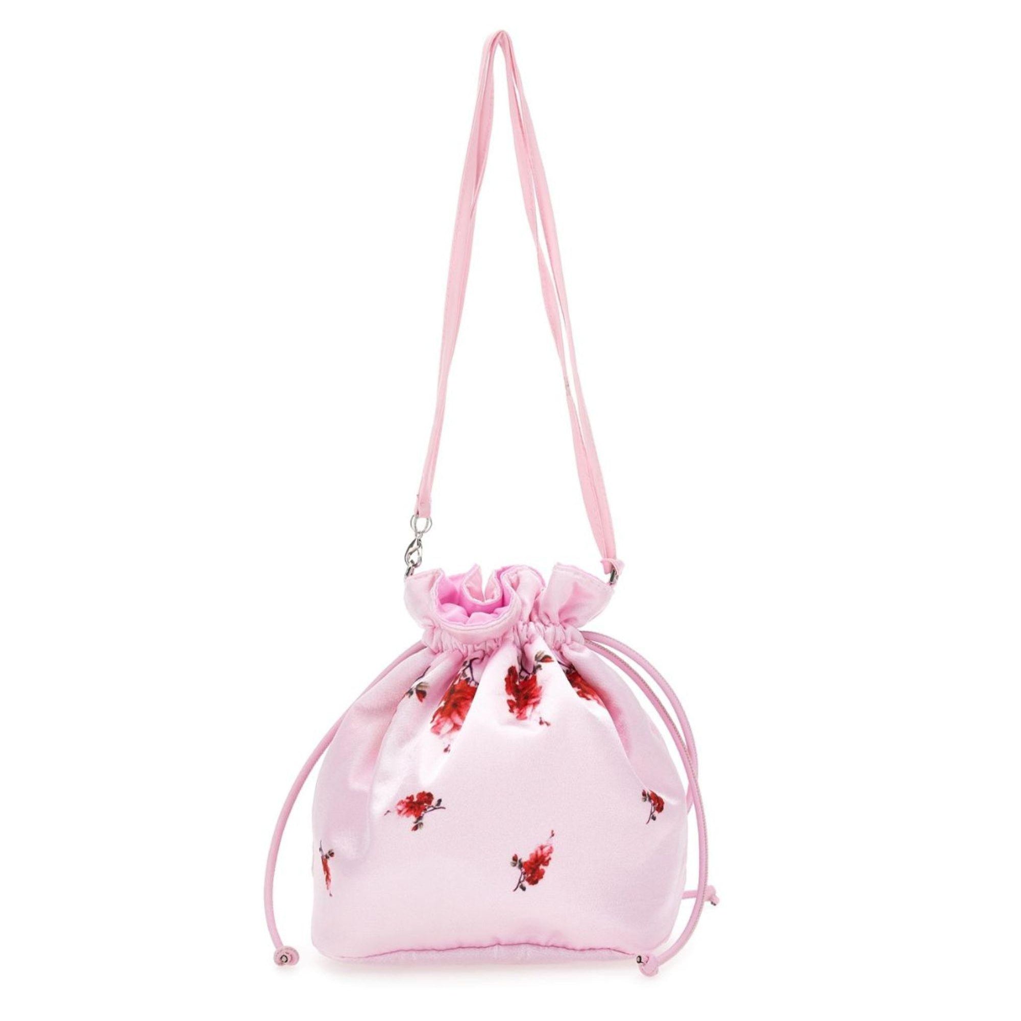 Borsa per bambina Monnalisa rosa con chiusura a coulisse 79G001 7066 0091 MONNALISA KIDS