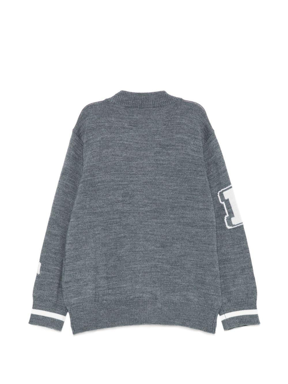 Cardigan per bambino Emporio Armani Kids grigio a maniche lunghe EB001686 AF27314 O8035 EMPORIO ARMANI KIDS