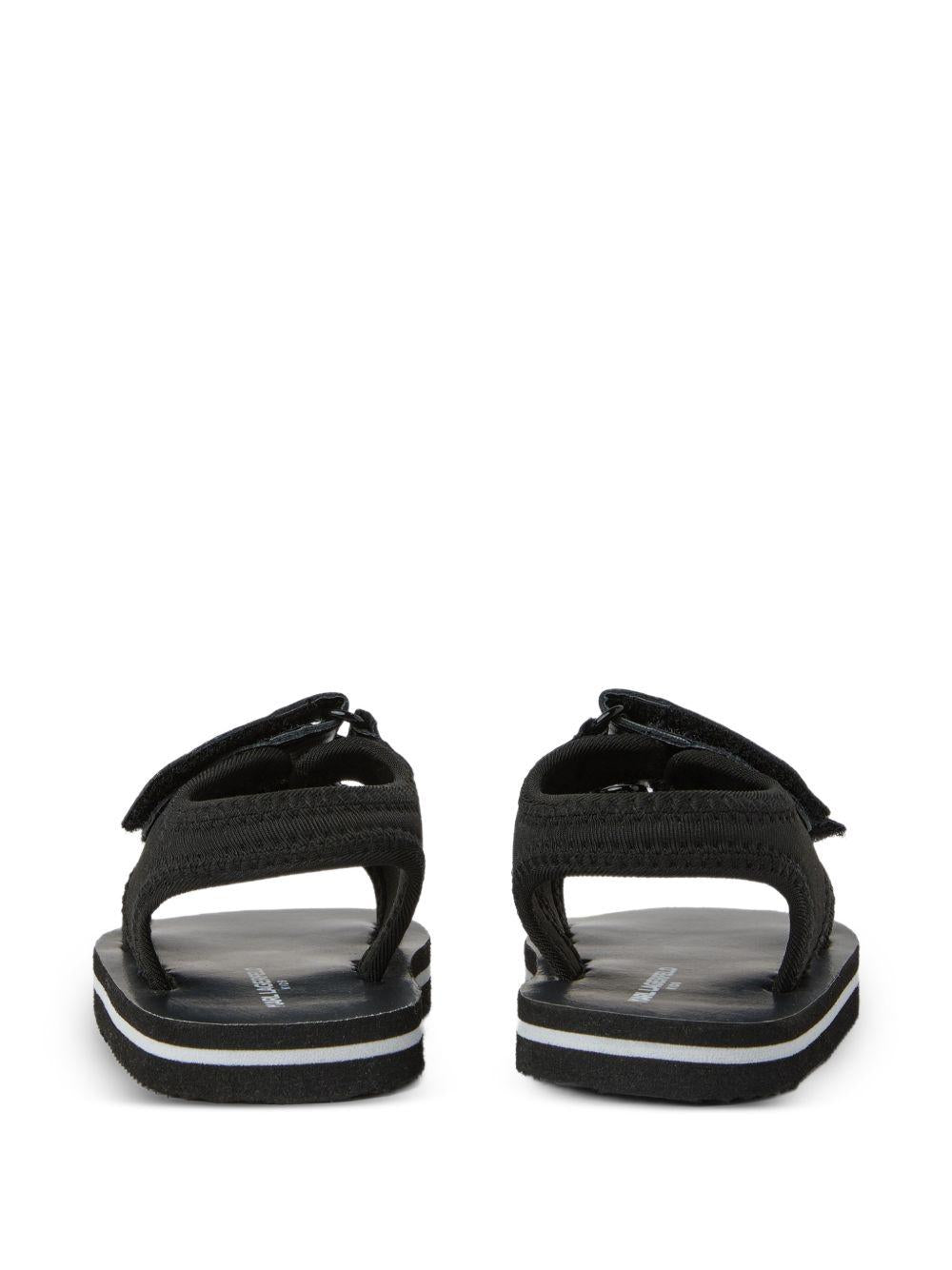 Sandali per bambini Karl Lagerfeld Kids nero con applicazione-ikon Z31183 09B KARL LAGERFELD KIDS