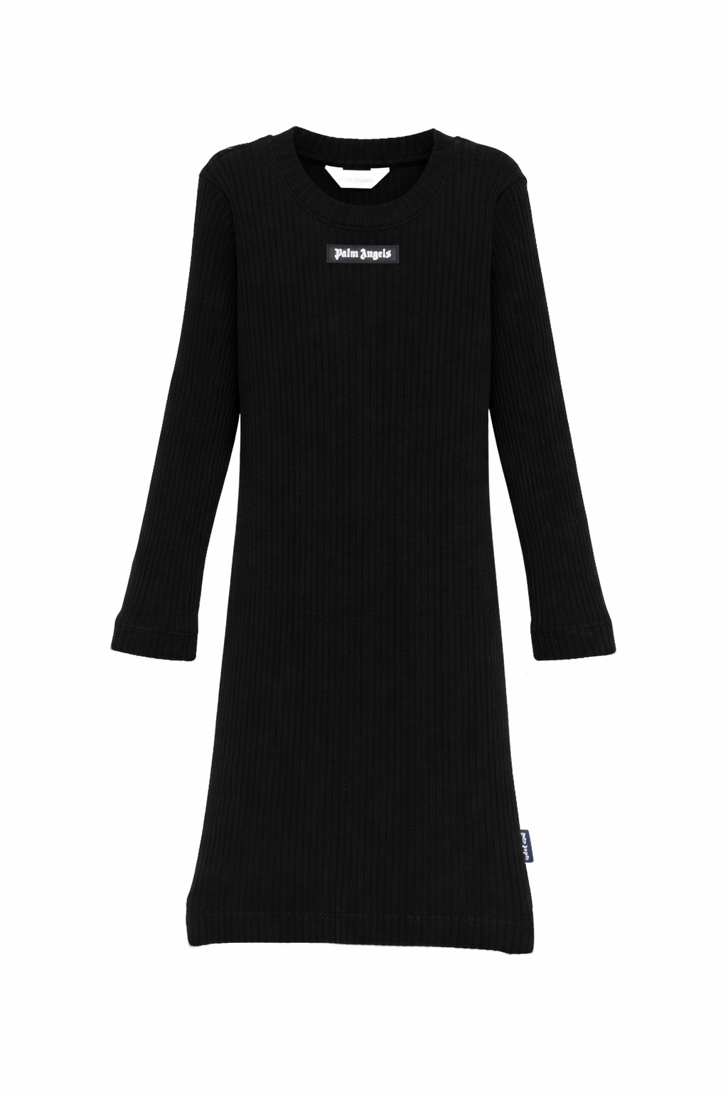 Abito per bambina Palm Angels Kids nero con scollo tondo PGDB025S26JER001 110 PALM ANGELS KIDS